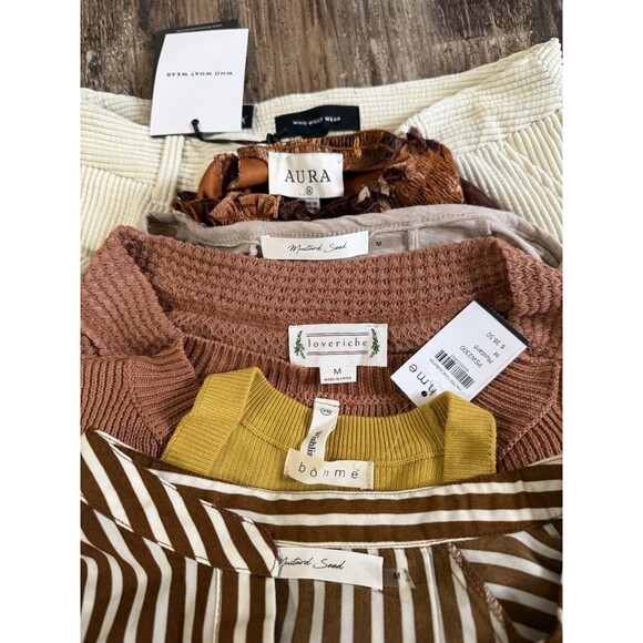 Nwt Womens Fall Clothing Lot Size M, Mustard Seed, Aura & More - Picture 10 of 11